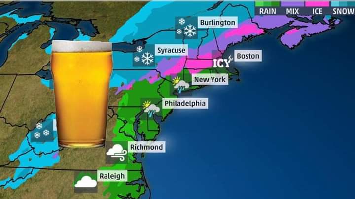 Filet_18's tweet image. The forecast calls for some beer and a relaxing weekend. See ya at 4 for happy hour!