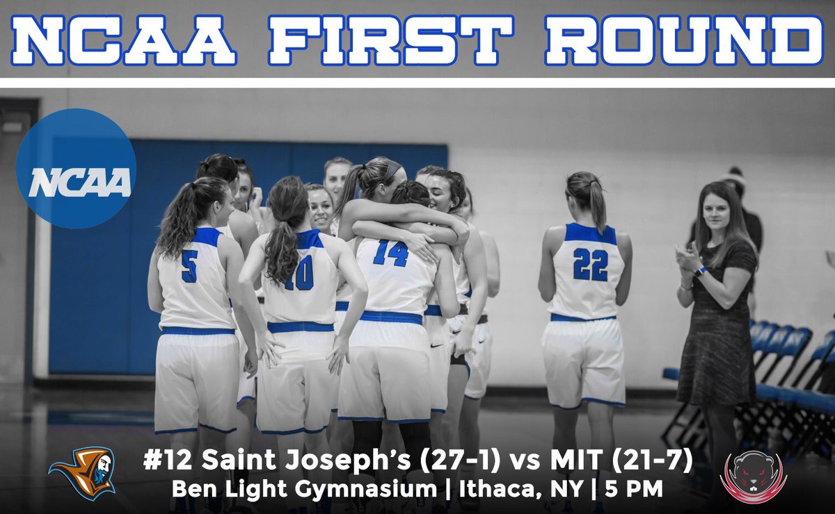 SJCmonks's tweet photo. TOURNAMENT DAY!! Good luck to the women’s basketball team as they take on @MITengineers in the first round of the @NCAADIII tournament at Ithaca College at 5pm!! #GoMonks 🏀

Watch: https://t.co/QtEpafVmi4 https://t.co/ieBJB4zzn8