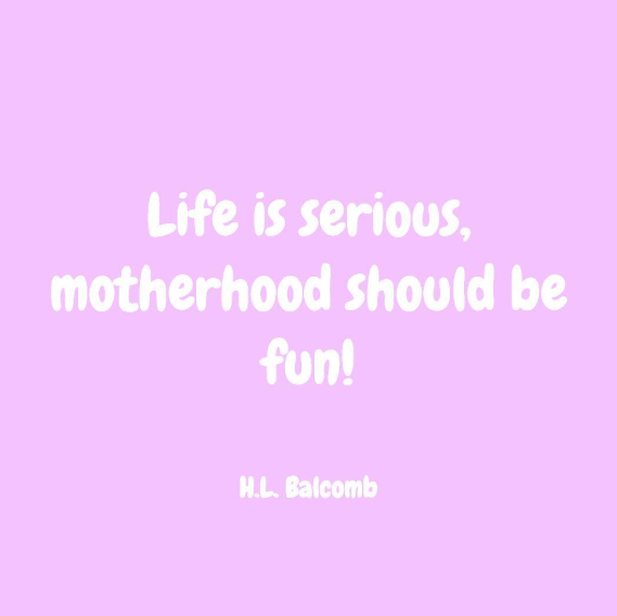credereandshare's tweet photo. "#Life is #serious, #motherhood should be #fun!" #credereandshare #FridayFeeling #FridayMotivation #soul #happiness https://t.co/h5KkZbcTSk