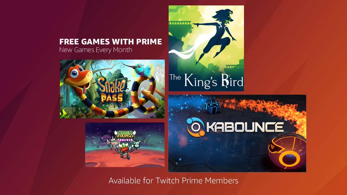 March is here and so are 4 new FREE games for #TwitchPrime members! Yours to keep FOREVER! 

Claim: link.twitch.tv/2GYuvEH