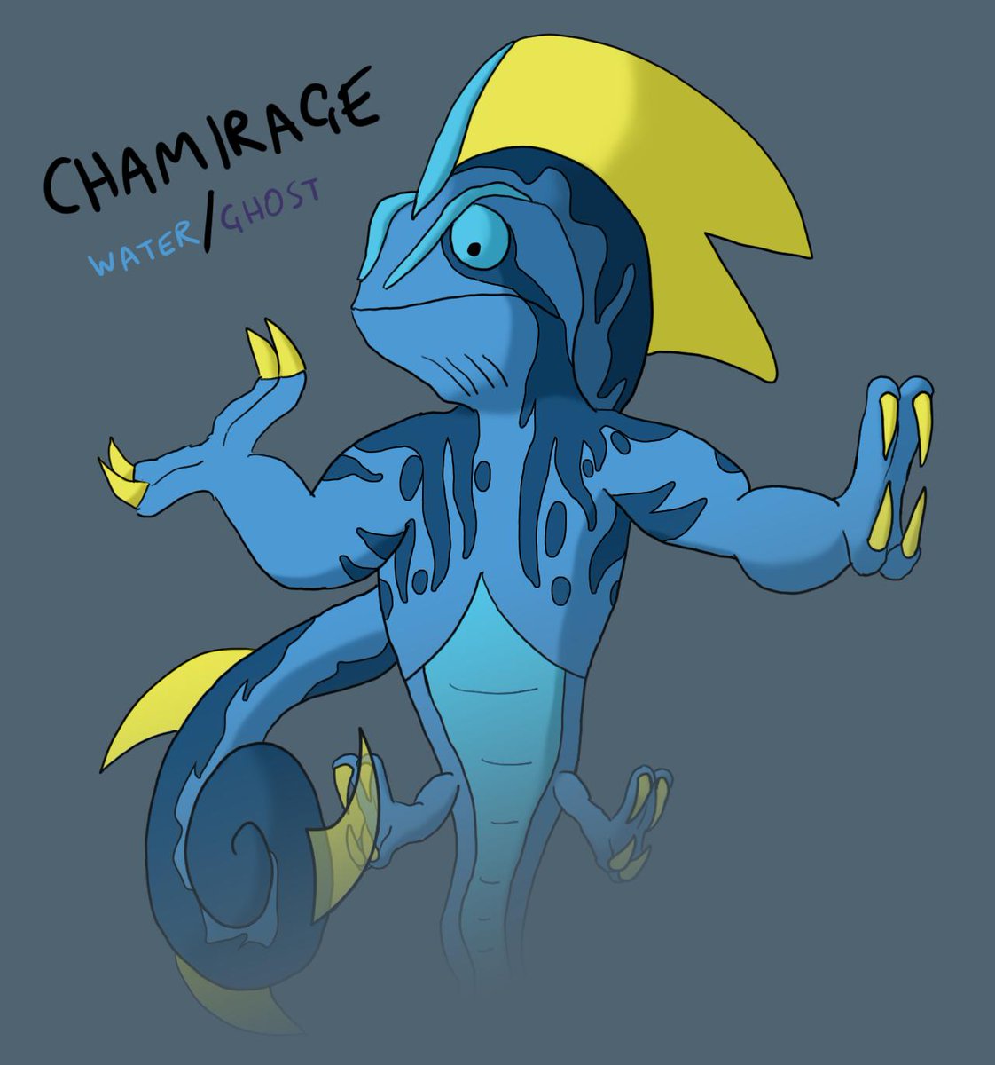 Neckpunch73's tweet image. Not my cleanest work, but a fun attempt at a final Sobble evolution nonetheless. #sobblesquad #finalevolution #gen8