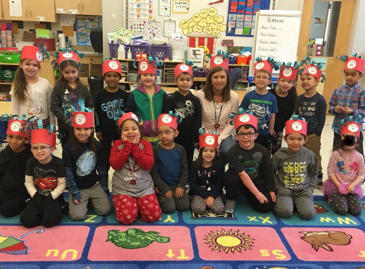 Elizabeth_Pole's tweet photo. Mrs. McCue’s kindergarteners ordering numbers 1-19 for Dr. Seuss Day! https://t.co/iinuRqphgM