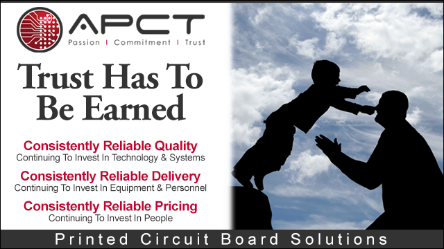 apctpcb's tweet photo. Trust has to be earned
Consistently Reliable
Quality - Delivery - Pricing
https://t.co/4ntjoS4ErA
@PCBWest #pcbwest #PCB #PCB19 #pcbdesign @iConnect007 #Hardware #electronics @UBMDesignCon #maker #technology #innovation #supplier #designformanufacturing #leadtimes https://t.co/DJewQUuBXM