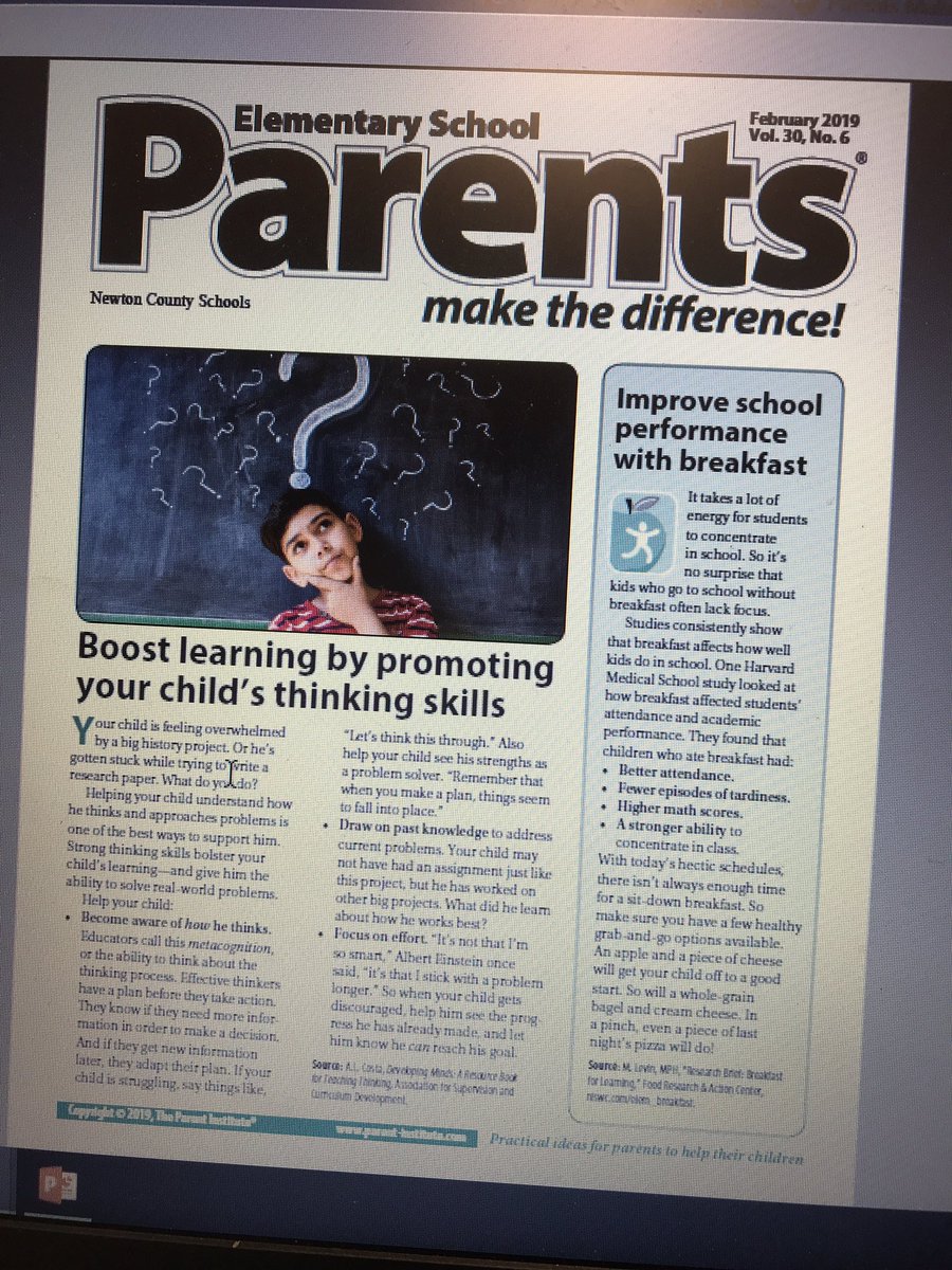 GingerJ37513074's tweet photo. Do you need some new strategies to help you work with your child at home? Check out the link to the Parents Make the Difference newsletters and calendars found on the Rocky Plains Elementary School website.@RPES_Cougars #NCSSbetheBEST #CougarStrong https://t.co/w1Bs4b4vH0