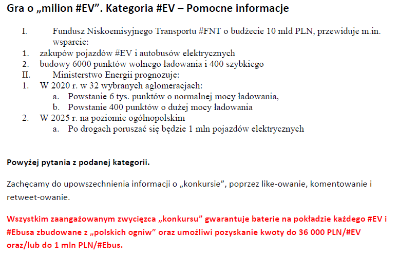 TurekZbig's tweet photo. Gra o „milion #EV”
-Kto zgarnie kasę z #FNT po wybudowaniu stacji ładowania
-Czyje #EV będą dominować w Polsce w 2025r
-Zwycięzca przetargów na #Ebusy
Prawidłowych odpowiedzi może być kilka
Tylko jedno koło ratunkowe
Podpowiedź „przyjaciela”Chińczycy już są w Polsce https://t.co/rncN7A73Zm