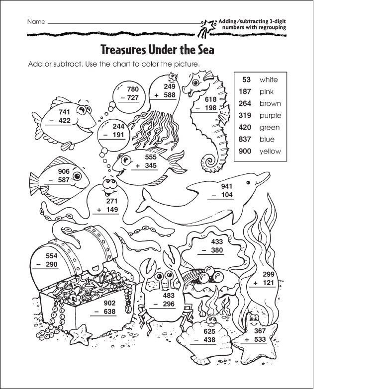 3rd grade coloring pages