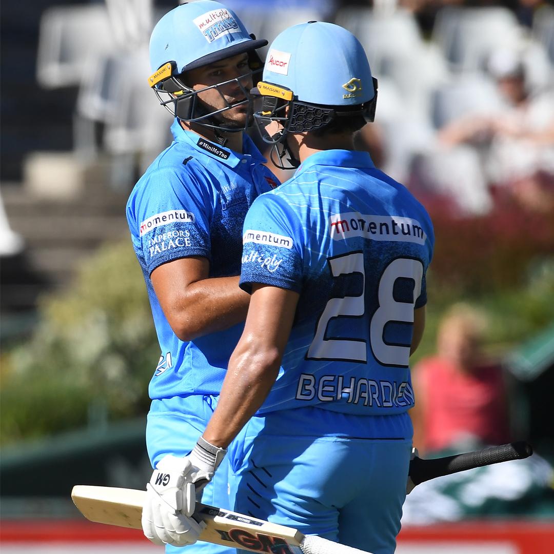 Momentum Multiply Titans (@titans_cricket) on Twitter photo πΈ Record breakers... #WhatMakesUsTitans
<a href="/AidzMarkram/">Aiden Markram</a> (169) and <a href="/fudgie11/">Farhaan Behardien</a> (111*) put on 272 for the 6th wicket - the highest ever in List A cricket. #MODC πΈ Record breakers... #WhatMakesUsTitans
<a href="/AidzMarkram/">Aiden Markram</a> (169) and <a href="/fudgie11/">Farhaan Behardien</a> (111*) put on 272 for the 6th wicket - the highest ever in List A cricket. #MODC