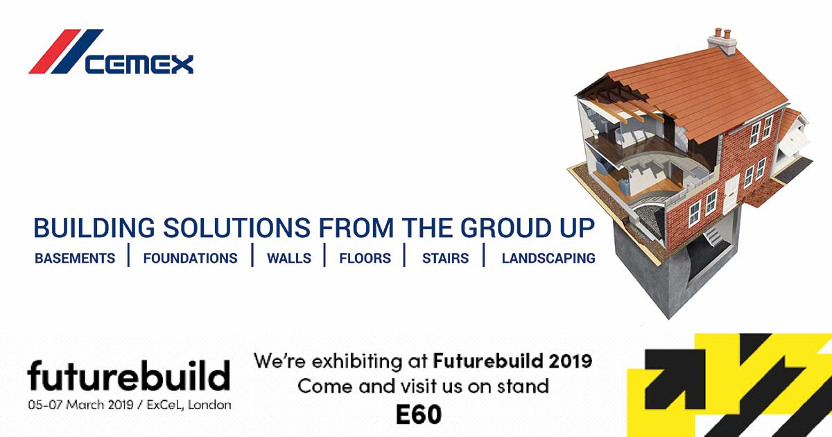 CEMEX_UK's tweet photo. #Builders and #Merchants drop in and visit CEMEX @ stand E60 - #FutureBuildNow and check out our excellent range of building materials and products #ReadyBrick #ReadyBlock #Mortar https://t.co/L0glvbi5Pz