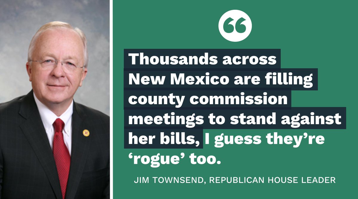NMHouseGOP's tweet photo. With Cibola &amp; Lea Counties passing 2nd Amendment Sanctuary, the total is now 24 counties across New Mexico! 

We stand with 29 'Rogue' Sheriffs and the thousands of 'Rogue' New Mexicans who have filled county commission meetings across the state #nmleg #nmpol👮‍♀️🙋‍♂️👮‍♂️🙋‍♀️ https://t.co/W1RdVFjeHN
