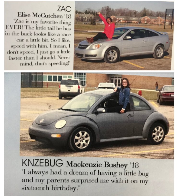 If you can not make it email a photo of you and your car as well as a statement and name of your car to roycollickv19@rosd.org or DM it to us by Friday March 8th 
Below are examples of what we are looking for