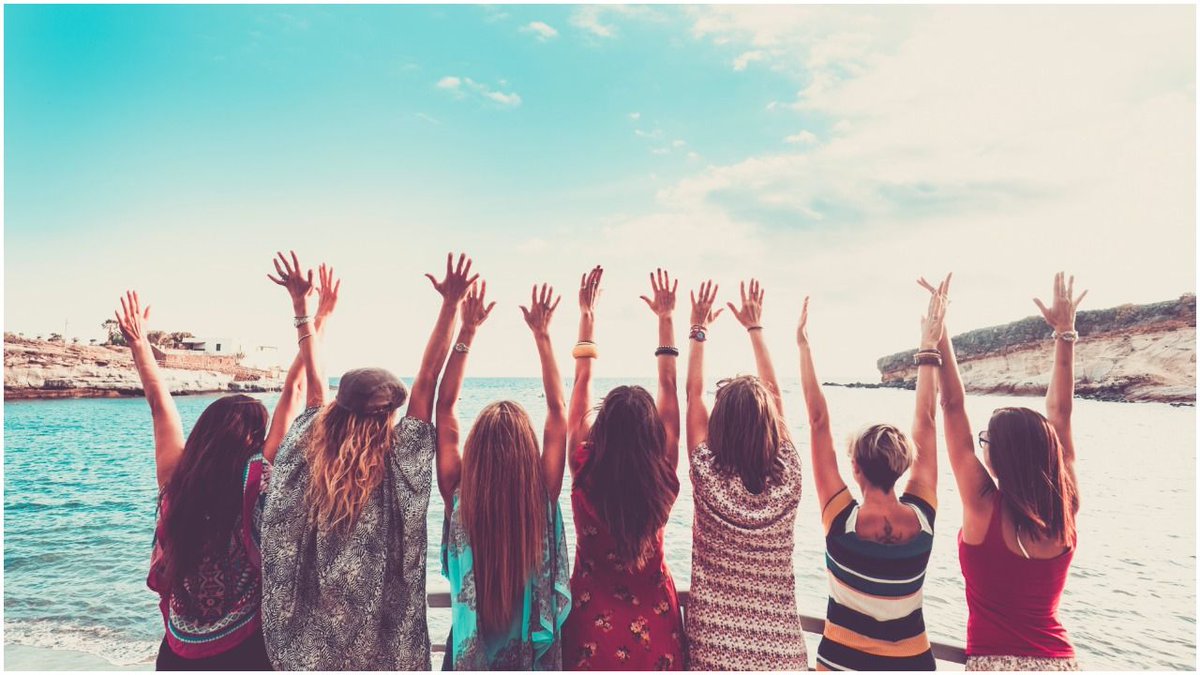 ScaryMommy's tweet photo. Science Agrees Girls Trips Are Good For Your Mental Health https://t.co/g9z2cNY1if https://t.co/BsFMuWblzj
