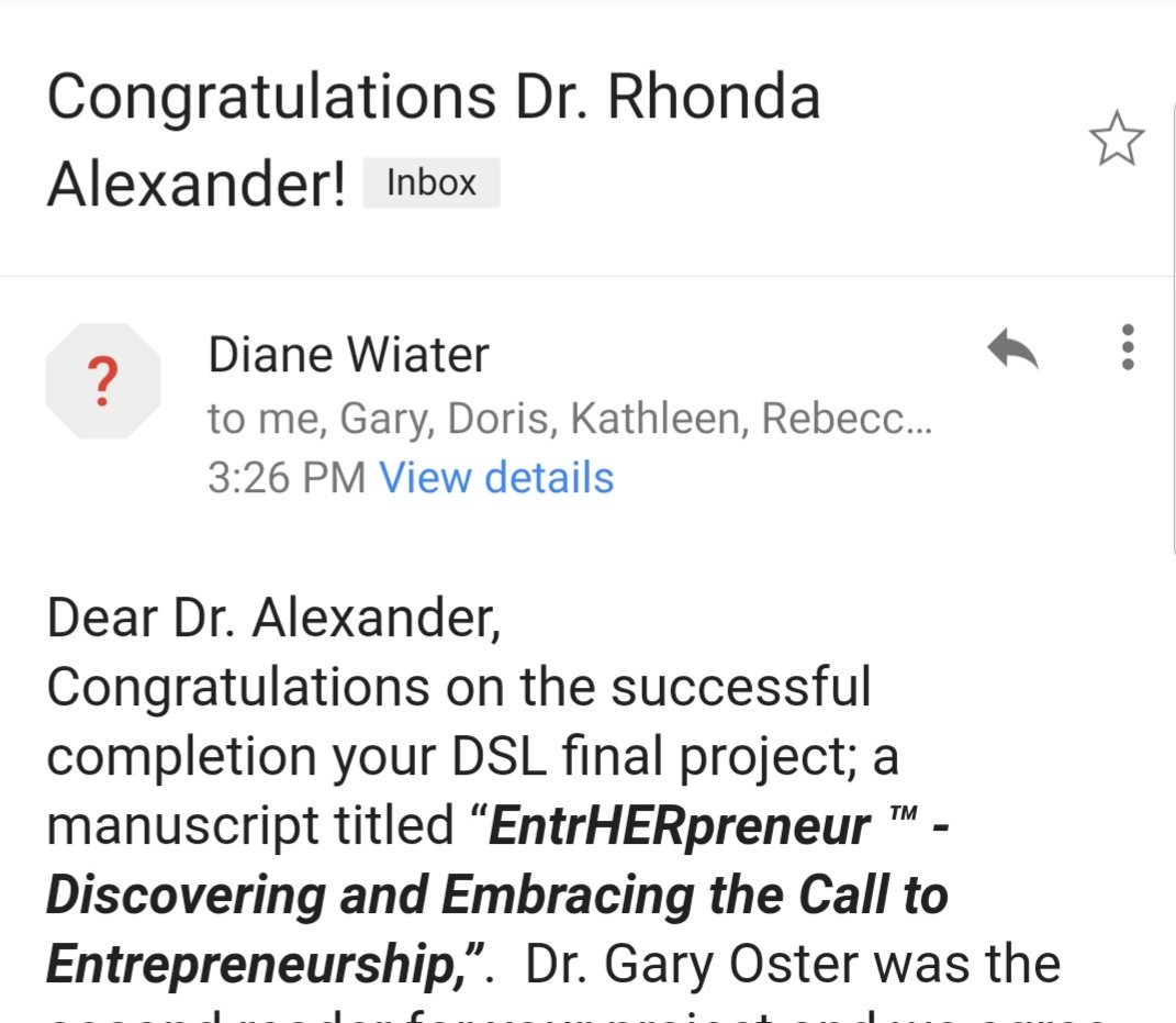 TheDrRhonda's tweet photo. GUESS WHO BECAME A DOCTOR TODAY?!!???!!!!!!
Meeeeeeeeeeeeeeeeee
#ImmaDoctuh https://t.co/fxTfaDp33s