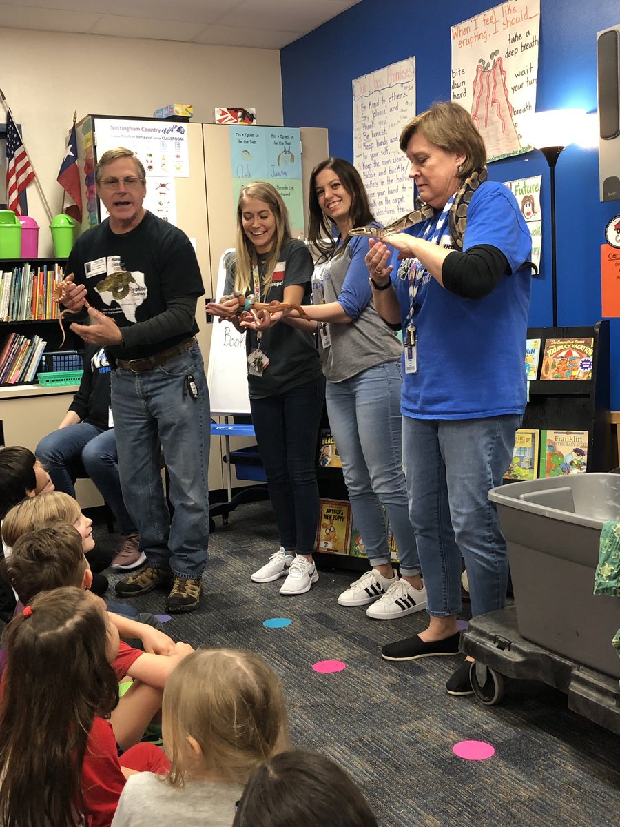 vivgaunt's tweet photo. Snake visit! Not just learning about reptiles #bigandbrave #scaredsilly #overcomingfears   
#ncepride  #nce1st https://t.co/cZRtlqmhw1