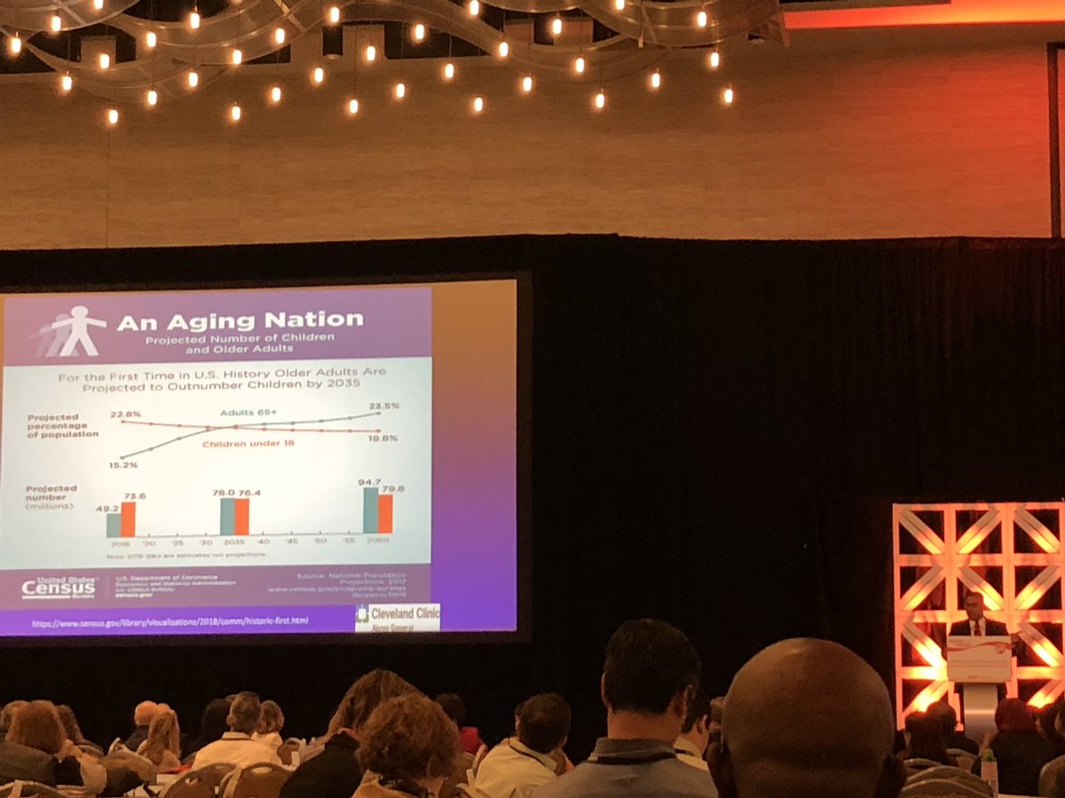 Dr. Raj Tampi President #AAGP2019, “If you aren’t taking care of only children, you are by default taking care of #geriatric patients!” Too true!