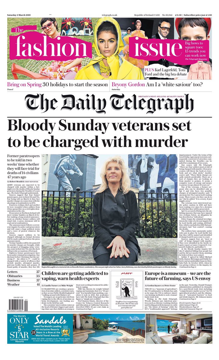 DJack_Journo's tweet image. Why are these men who served their country being charged 50 years after Bloody Sunday. Where is the new evidence and why are they facing the full force of the law when terrorists walk free - smacks of a politicised witch hunt