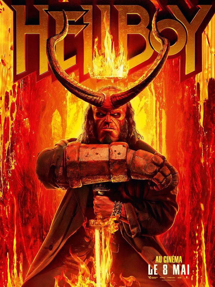 movz_off's tweet photo. Les 2 nouvelles affiches brulantes de #Hellboy. Au cinéma le 8 Mai 🍿 https://t.co/N9pN1W9Xvf