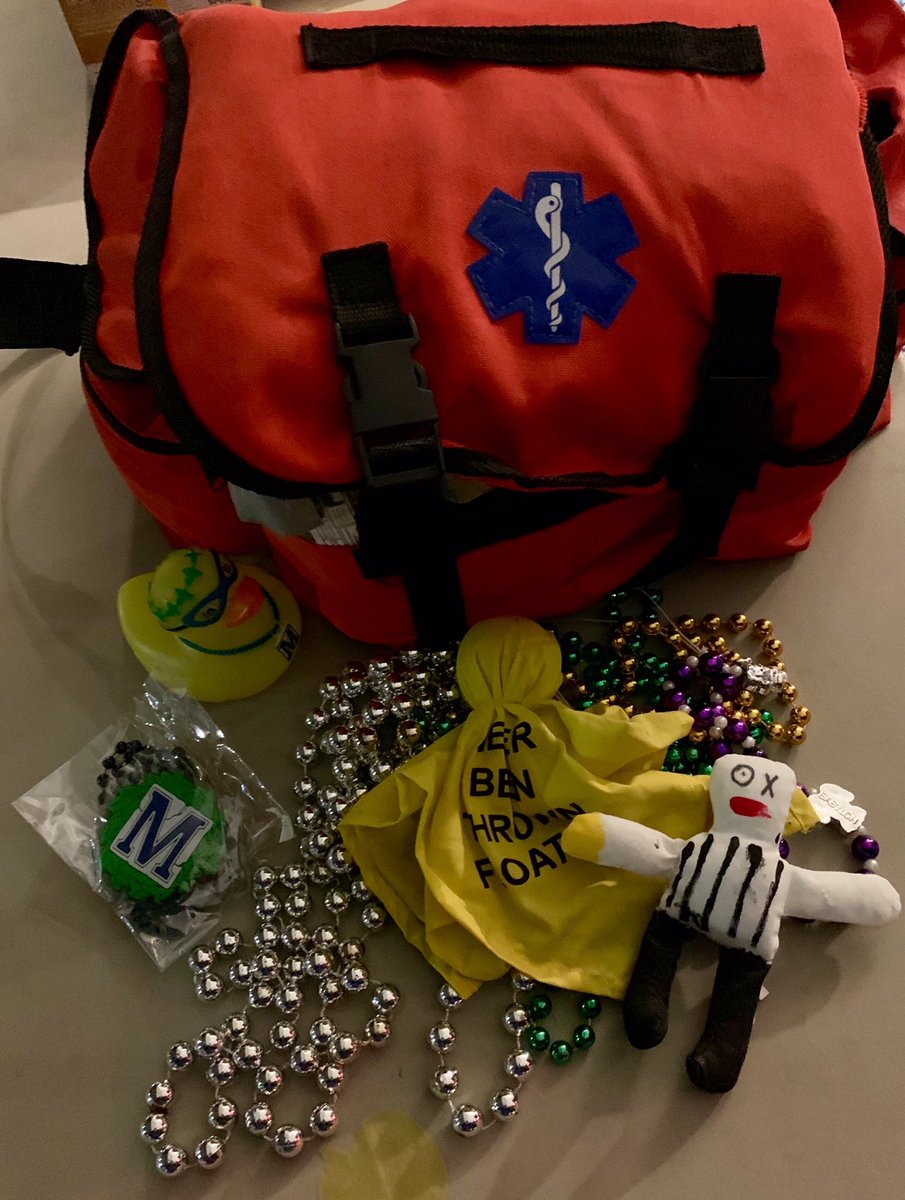 nolahealthdept's tweet photo. As much as we tried, we weren’t able to fix this patient last night. @NewOrleansEMS @ARCLouisiana @CityOfNOLA @Saints 
.  .  .
#HealthyNOLA #MardiGras #MG2019 #Muses #FirstAidStations #CityOfYes #BlindRef #WhoDat #ThrowTheFlag #BlownCall https://t.co/JWXbniYVjZ