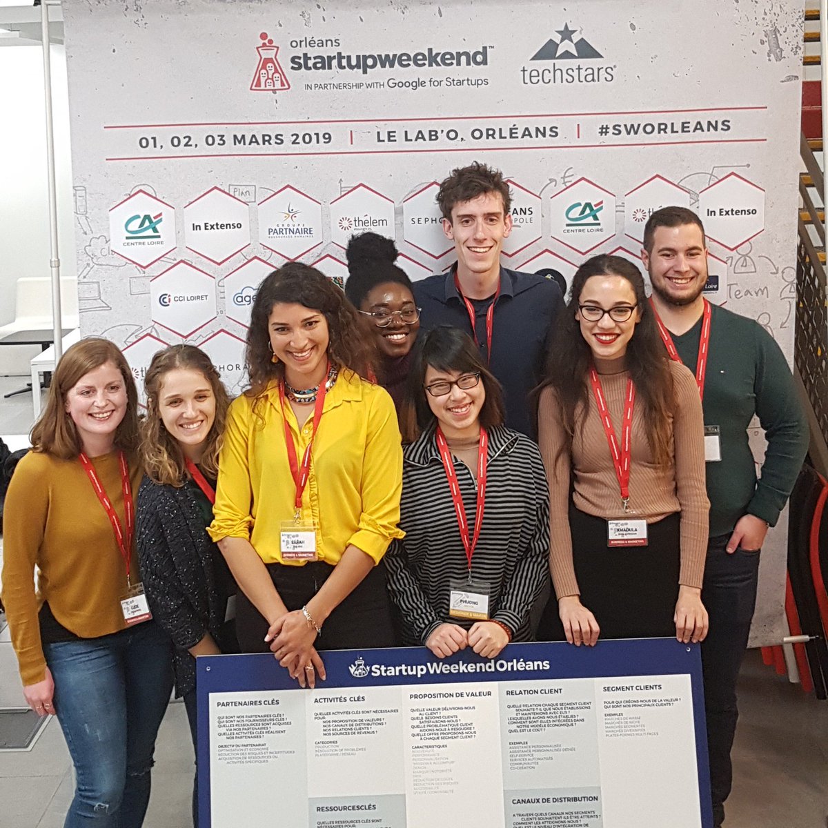 SWOrleans's tweet photo. [ LES 10 ÉQUIPES ] 

3/ L'équipe #CREACAPILLAIRE

#SWOrleans #StartupWeekend #Orleans #LaVieAuLABO #TechLoireValley #TeamSWO8 https://t.co/Bu74kdr10Y