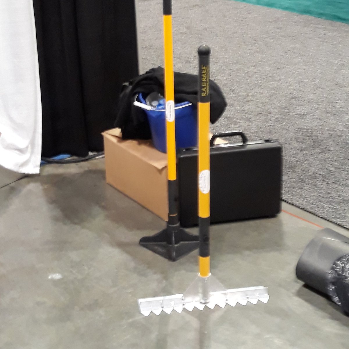 rad_rake's tweet image. R.A.D. RAKE jr is saying goodbye to all the nice people at NPE2019.  Check out show pricing at radrake.com.