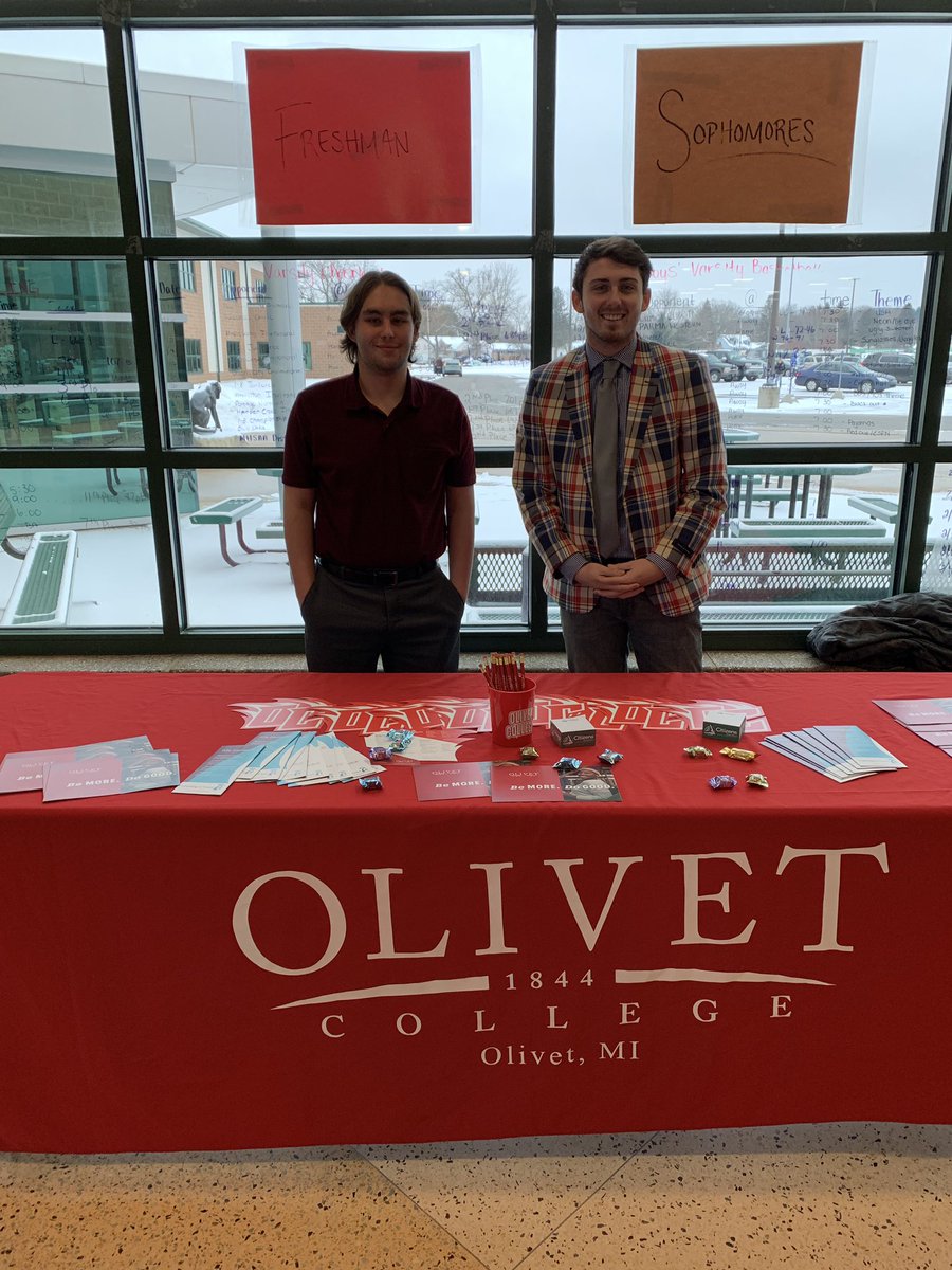 GISAlphaAlpha's tweet photo. Wednesday students from Gamma went to Pennfield Highschool to talk about Olivet’s Insurance Program. Thanks boys! https://t.co/njydVckFvy