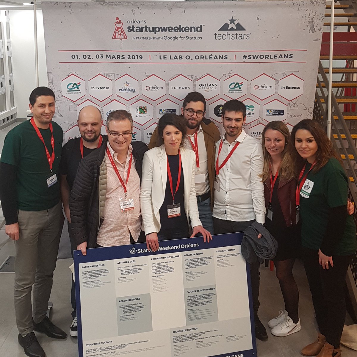 SWOrleans's tweet photo. [ LES 10 ÉQUIPES ] 

7/ L'équipe #ROADTRIP

#SWOrleans #StartupWeekend #Orleans #LaVieAuLABO #TechLoireValley #TeamSWO8 https://t.co/mL9ZfqiOrD