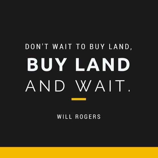 FarrProperties's tweet photo. #FridayThoughts
Don't wait to buy land. Buy land and wait. - Will Rogers.
#FarrProperties https://t.co/Sm0MR5OvkR