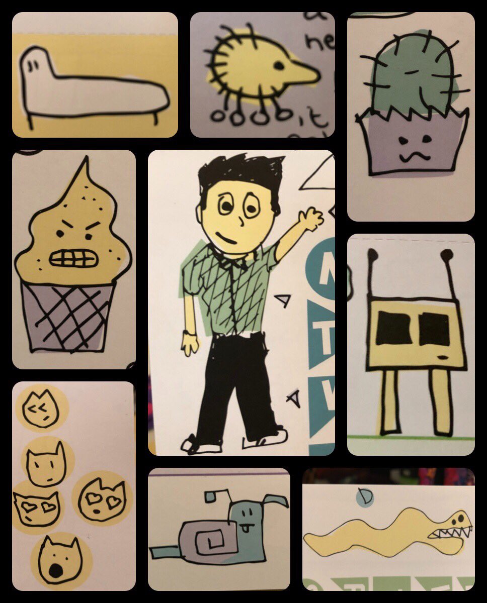 I can’t think of a better way to celebrate #NationalDoodleDay than to showcase some of my favorite doodles from @AmazingPhil’s fabulous doodle planner! (If you didn’t get one yet, you should) I would love to have just a little glimpse into the mind that created these! 💕😁