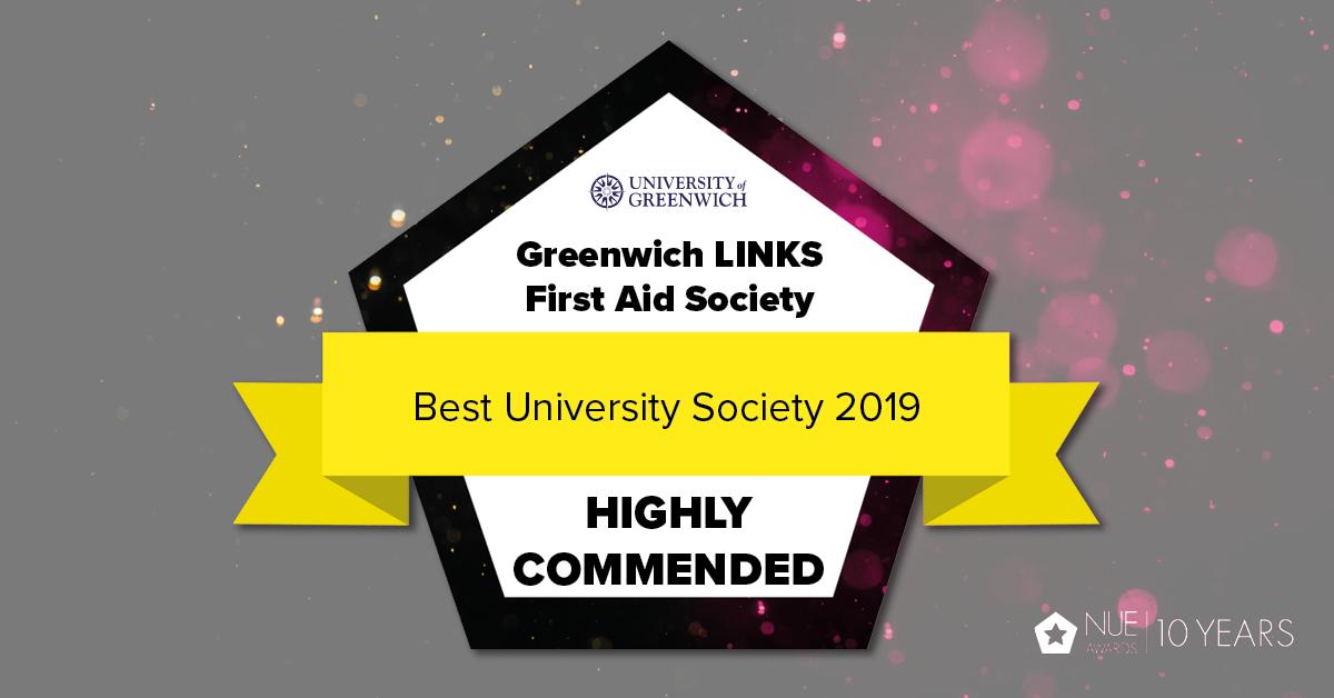 RMP_Enterprise's tweet photo. Highly Commended for the Best University Society Award goes to @Greenwich_LINKS! Not only do they support a wonderful, charitable organisation, but they provide vital work experience opportunities for their students! #NUEAwards @UniofGreenwich https://t.co/eEAwAR7ozG