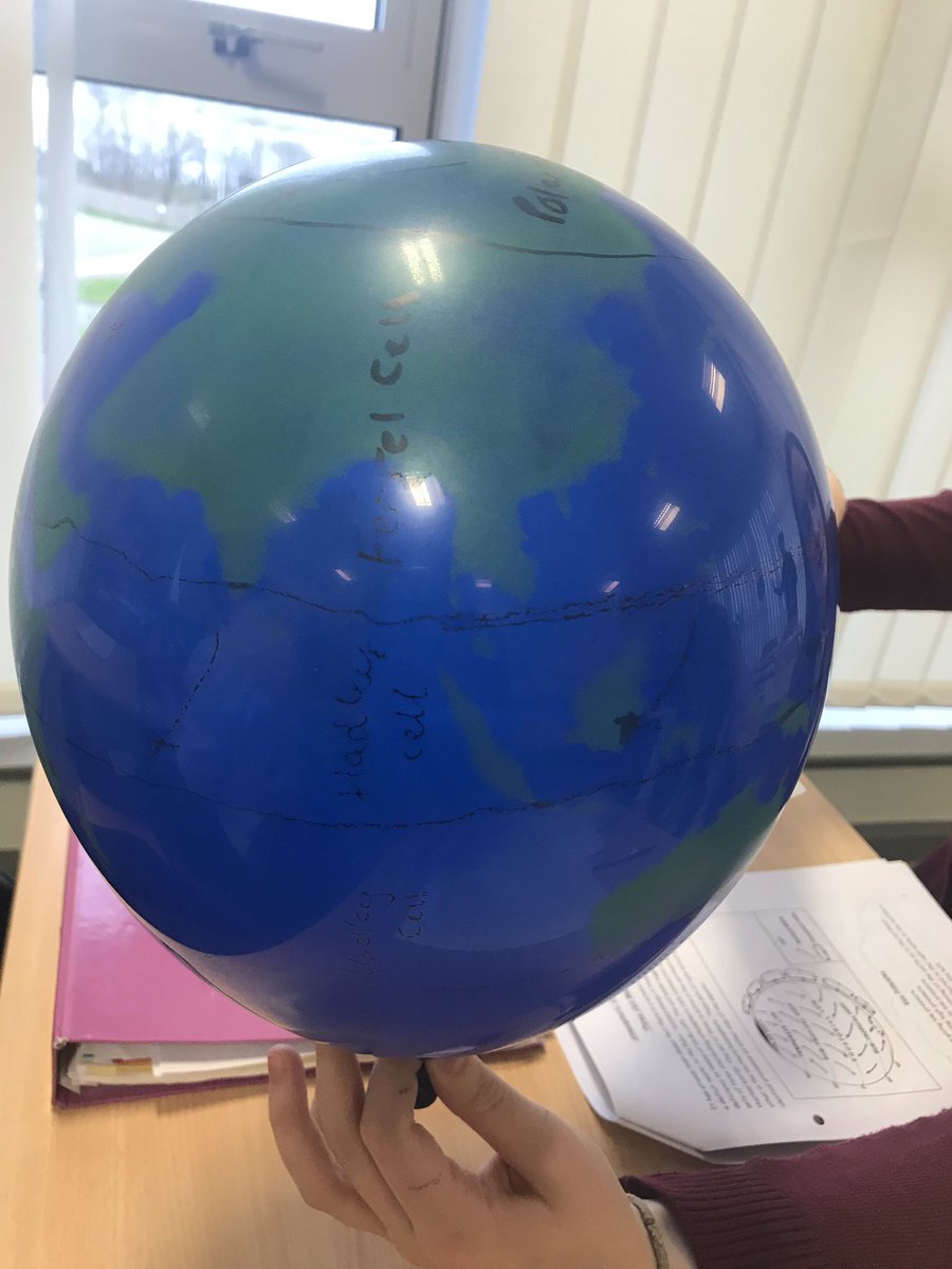 AlloaAcad_Geo's tweet image. Learning Atmospheric Circulation Cells using balloons #highergeography #studytechniques