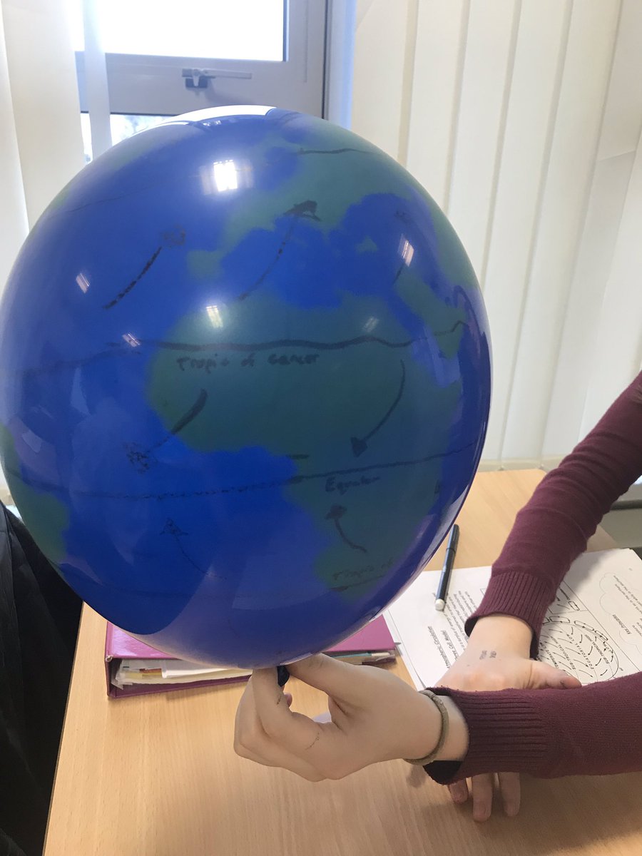 AlloaAcad_Geo's tweet image. Learning Atmospheric Circulation Cells using balloons #highergeography #studytechniques