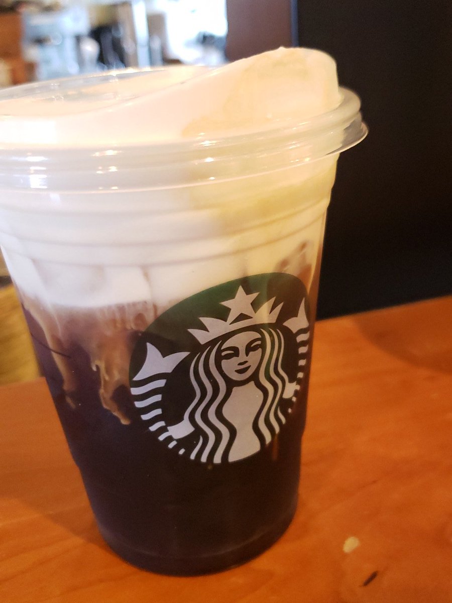 @Starbucks shoutout to Alesha @store number 1074 for making this amazing salted caramel cold foam cold brew. I love this beverage and 90 percent of the times I order it and it's wrong. #thanksstarbucks #employeesthatcare