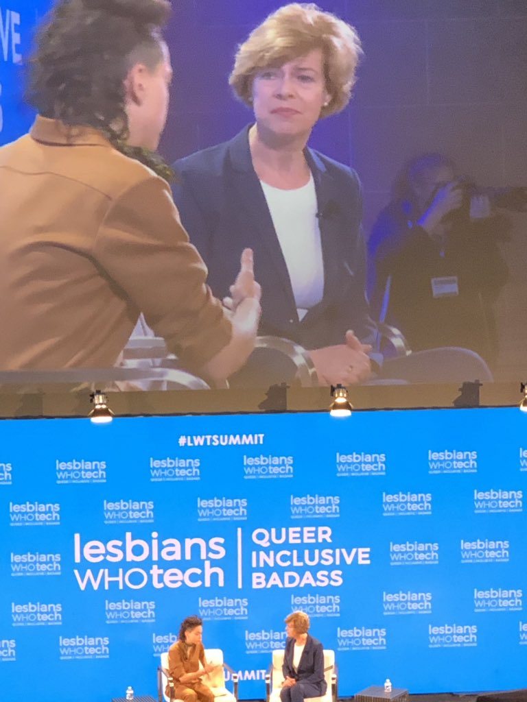 sullycross's tweet photo. “If you’re not at the table, you’re on the menu” -Tammy Baldwin #LWTSUMMIT #firstoutlesbiansenator https://t.co/jNPV5SZpww