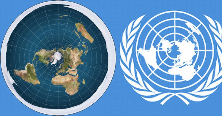 United world nation. Карта ООН плоская земля. НАСА карта плоской земли. Эмблема ООН карта плоской земли. Герб ООН плоская земля.