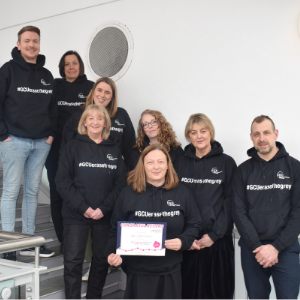 GCU_StudentLife's tweet photo. Exciting news to round off the week! 🎉
We've received a 'highly commended' award by @edurank for our social media campaign that supported #EraseTheGrey - an initiative that highlighted the work the University has done to combat gender-based violence 🏆
#EdurankAwards @gcutoday https://t.co/jprFdaileT
