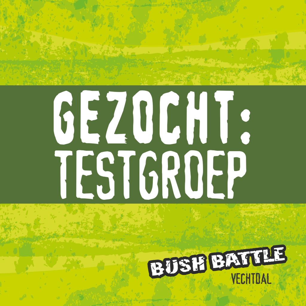 Voor Bush Battle Vechtdal zijn wij op zoek naar een #testgroep! Zijn jullie het perfecte testteam? Doe mee aan onze #Facebookactie en wie weet zijn jullie de eersten die de Bush Battle uit proberen! buff.ly/2tKD9xS