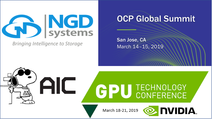 NGDSystems's tweet photo. We would love to connect with you at #OCP and/or #Nvidia #GPU Tech Conference #GTC in the #AICPC booth!
Learn more about #ComputationalStorage and Bringing Intelligence to #Storage
#NewportPlatform #RealTime #Analytics #PetabyteScale https://t.co/pa33lfiC0z