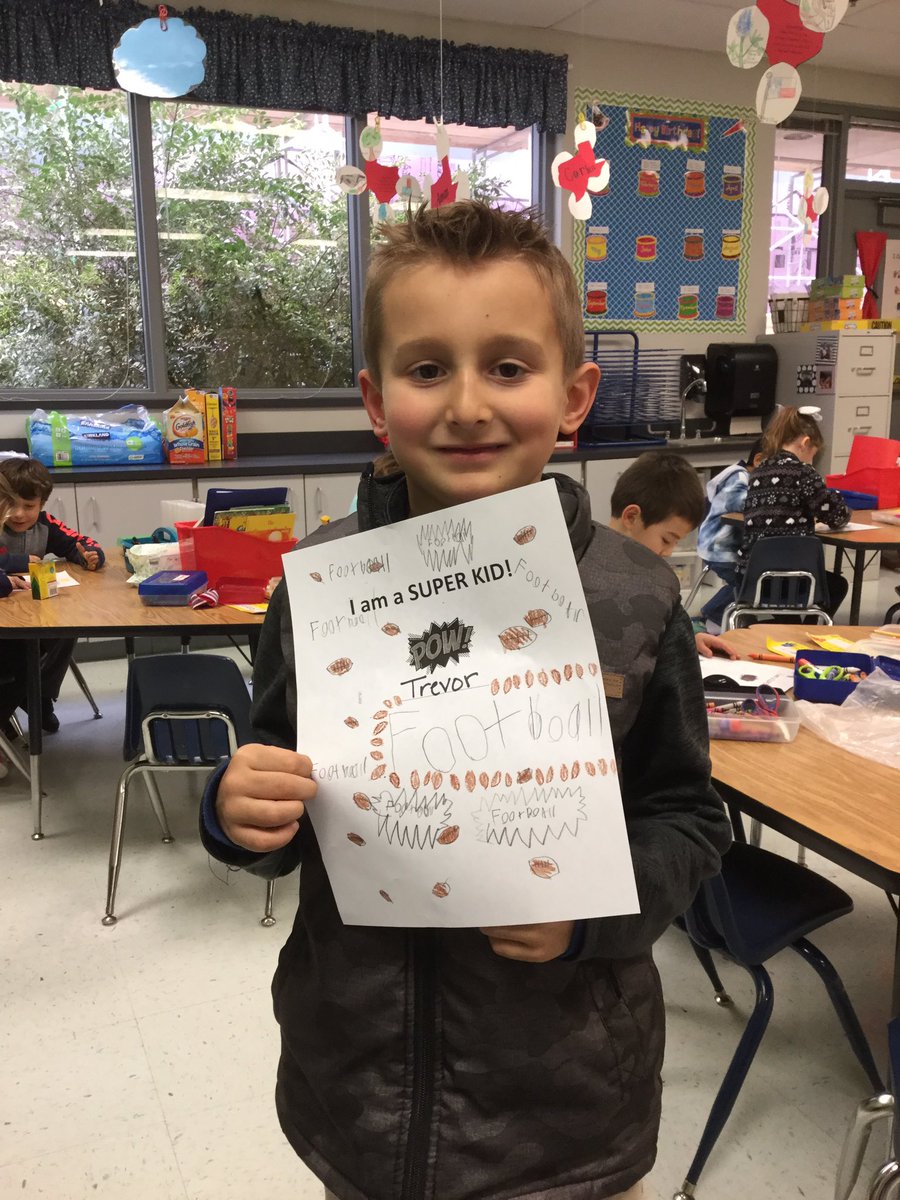 MrsMorganJES's tweet photo. We have all sorts of Super Kid Superpowers in Kindergarten! Find everyone’s superpower on SeeSaw! @Jack_D_Johnson #CEFSuperKid #superkidchallenge #HowToBeASuperKid https://t.co/yoDrKQ20aO