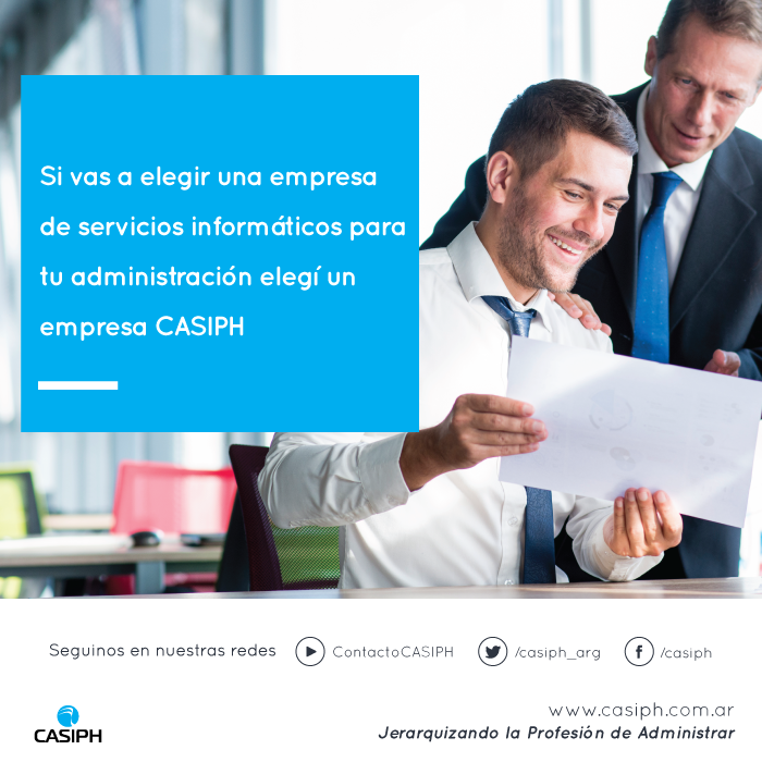 casiph_arg's tweet photo. 👉 Si vas a elegir una empresa de servicios informáticos para tu administración elegí un empresa CASIPH
>> Ingresá en https://t.co/mR9jzONnnK

#CASIPH
✉️ contacto@casiph.com.ar
📍 M. R. Trelles 749 Dpto.
🌐 https://t.co/FaMekPrVAP https://t.co/U0Qdkrh6yt