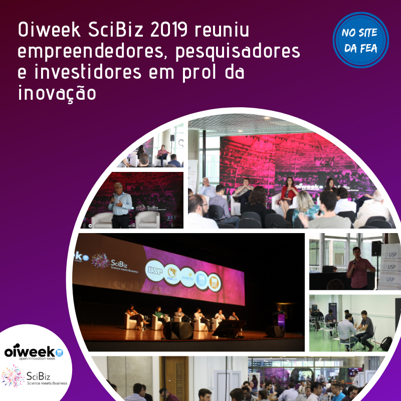 FEAUSPcomunica's tweet photo. O evento ocorreu entre os dias 25 e 28 de fevereiro, se consagrando como o maior evento de inovação aberta da América Latina. #empreendedorismo #inovação #scibiz #oiweekscibiz #oiweek #scibiz2019
https://t.co/r6JDy5JIpr https://t.co/YeFTmi5kT6