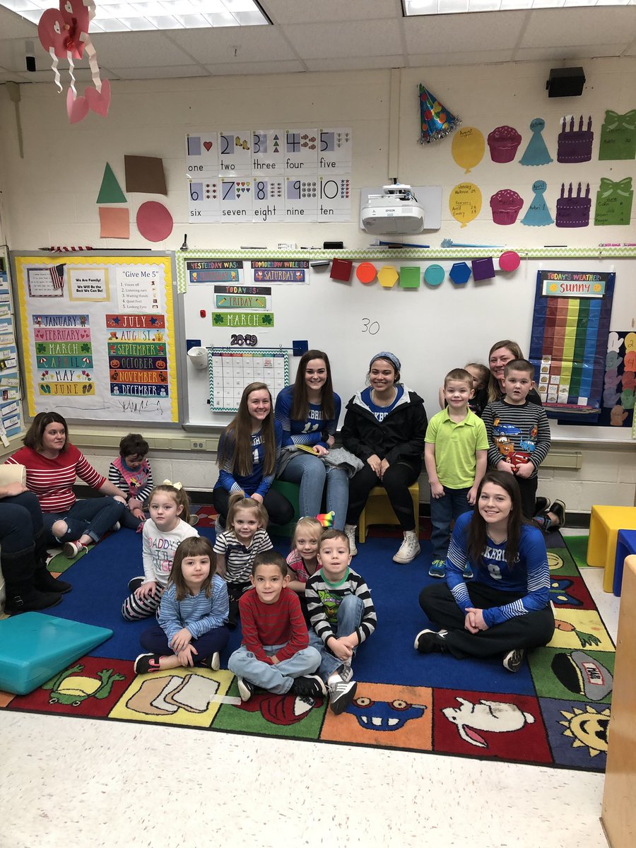 Thanks @rchsathletics for sending the RCHS Volleyball players to read to CES students today!