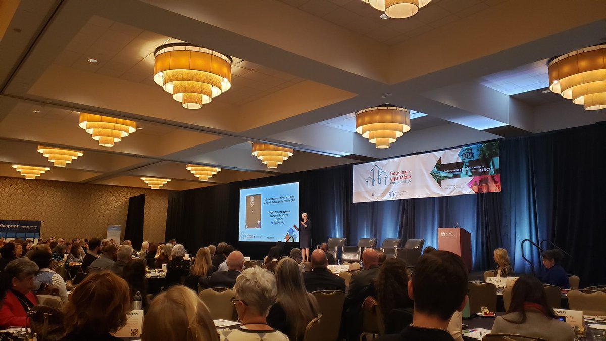 kdc_activist's tweet photo. @agb4equity emphasizes the importance of helping the most vulnerable people as a #universalsolution to #equityissues @HousingWorksATX #summit. #EquitableTX https://t.co/IGjfn2Uv82