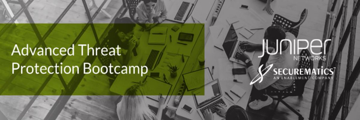 intgrtionprtnrs's tweet image. New England Area customers: Advanced Threat Protection Bootcamp by @JuniperNetworks ; March 21.   Click here for details bit.ly/2XlzaWb  #advancedthreat #networksecurity #junipernetworks