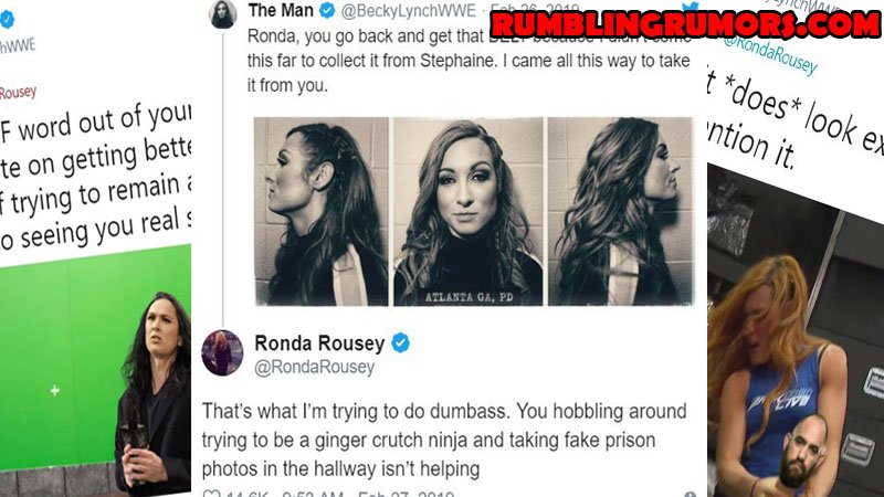 Becky Lynch And Ronda Rousey's Non-PG Twitter Beef Is Getting