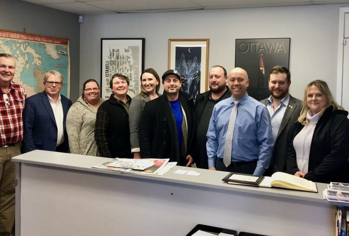 UniforTheUnion's tweet photo. Thank you to @AndyFillmoreHFX and @RodgerCuzner for meeting with #Unifor members today on issues of contracting out, #pharmacare, #forestry, #aerospace and more. 

#nspoli #cdnpoli https://t.co/8dWcjrlzFY