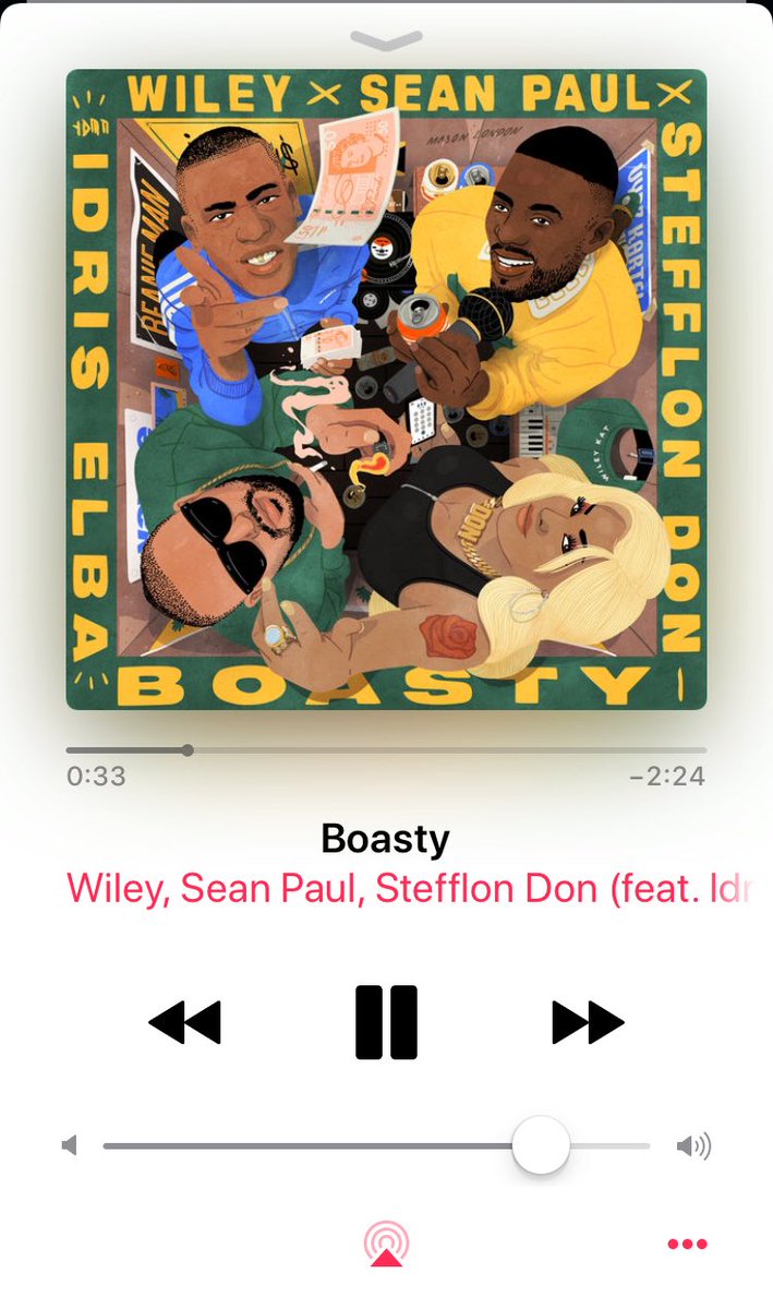 bhatia_ivan's tweet photo. 1st song on my 2019 playlist
Boasty - Wiley, Sean Paul, Stefflon Don & Idris Elba.....yes, Idrid Elba π₯π₯ #BashmentTing
https://t.co/GP8T4TAFZe https://t.co/jF40DmrCdD