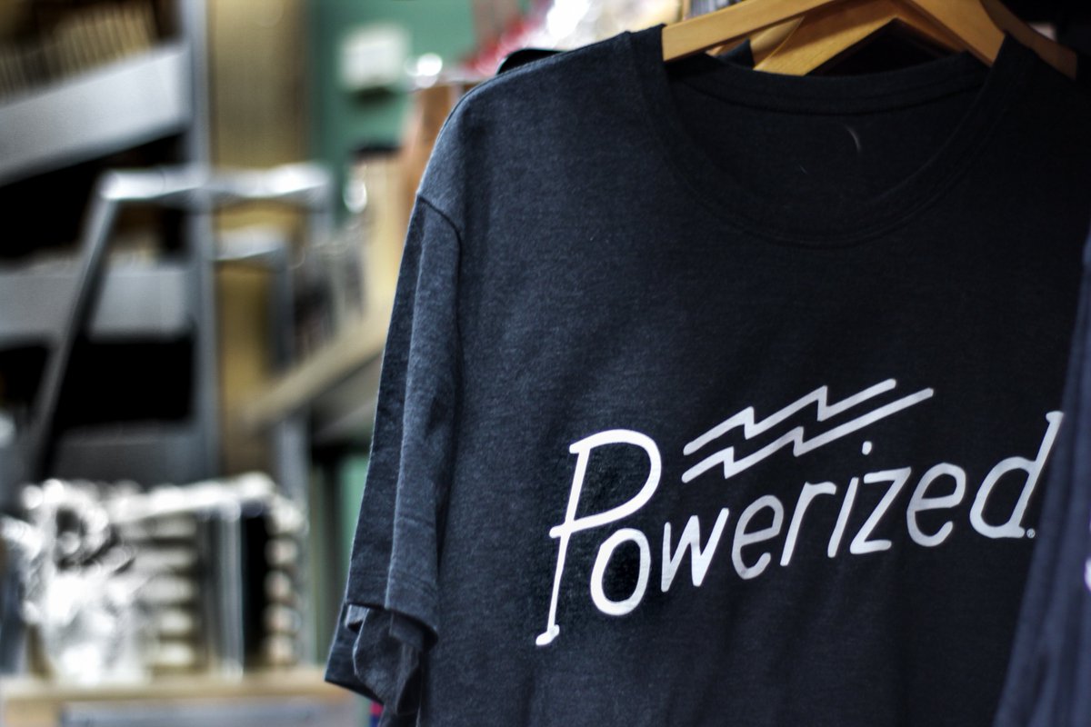SluggerMuseum's tweet photo. We're feeling #powerized for the weekend. How about you? If yes, look the part and check out our throwback shirts available in the museum store. #SluggerMuseum #GoToLouisville #Baseball https://t.co/hjxnQCMpXx