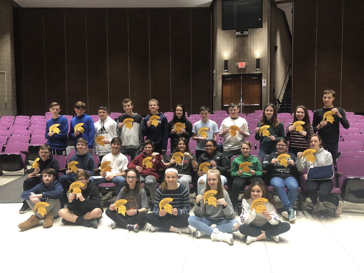 TheBuzzTeach's tweet photo. Let’s give a big round of applause 👏👏👏 to this month’s Grade 8 Spectacular Spartans! #WeAreMcGee @ZaitounMcGee @msferguson119 @CooperHistory8 https://t.co/OSG3uifvL4