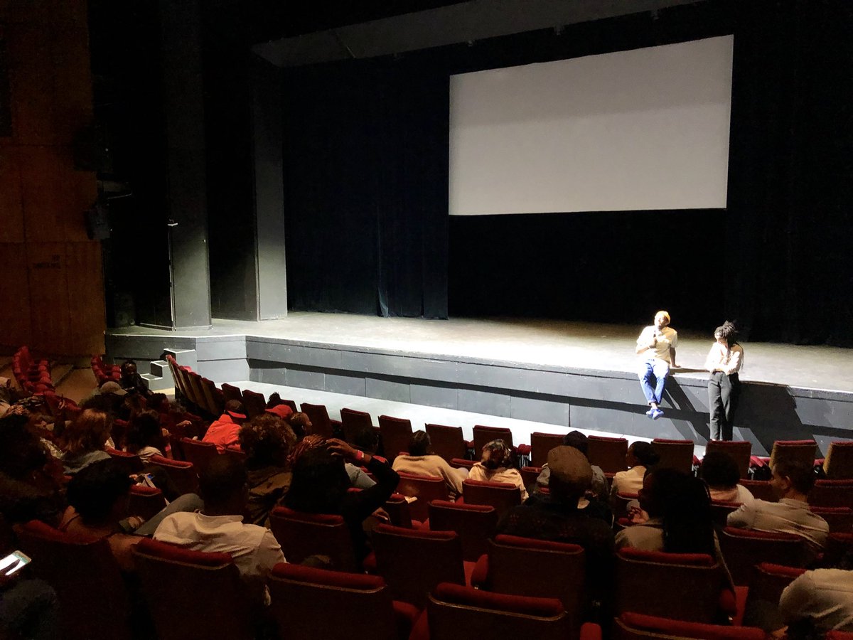 BelenCalvoEU's tweet photo. #Matwetwe is a must! @KagisoLediga is a great story teller. He enjoyed making the movie and the public in the #DesignIndaba2019 we enjoyed watching!  #Atteridgeville https://t.co/VKFIZJKpIx
