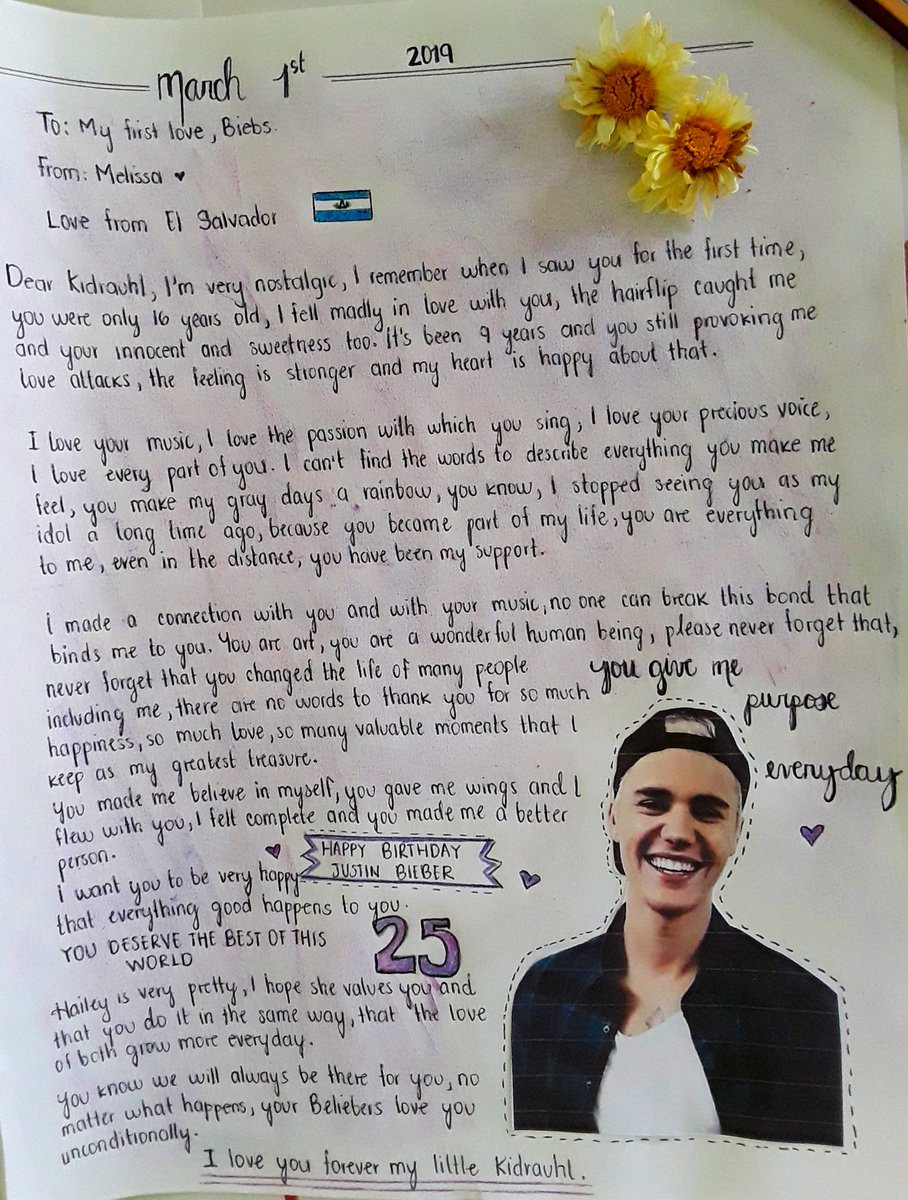 melbiebs07's tweet photo. Feliz cumpleaños mi amor. 💜
@justinbieber
#HappyBirthdayJustinBieber
#HappyBirthdayLittleKidrauhl
#JB25
#LetterForJustin https://t.co/rSUGmyhTUc
