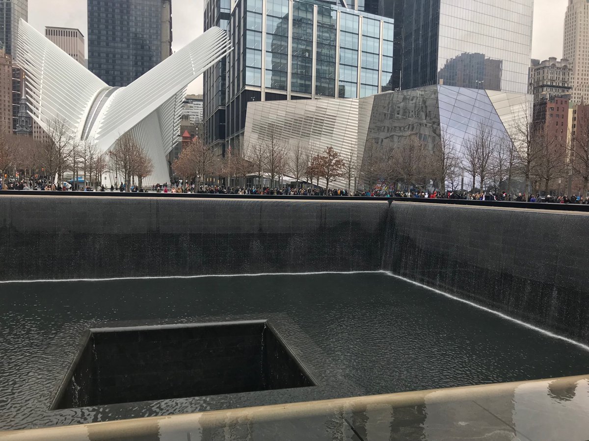 VAHSmusic's tweet photo. Arriving at the 9/11 memorial. #vahsmusicnyc2019 https://t.co/BTOluaMvsv